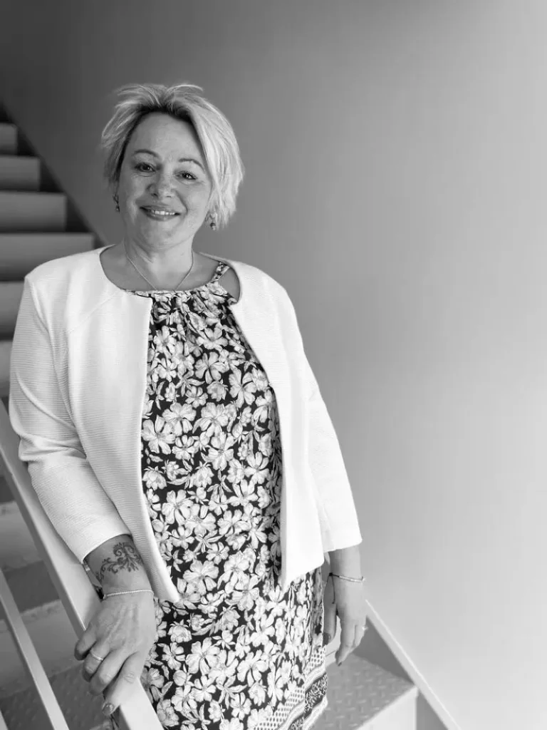 Portrait de Sandrine, fondatrice d'ECS